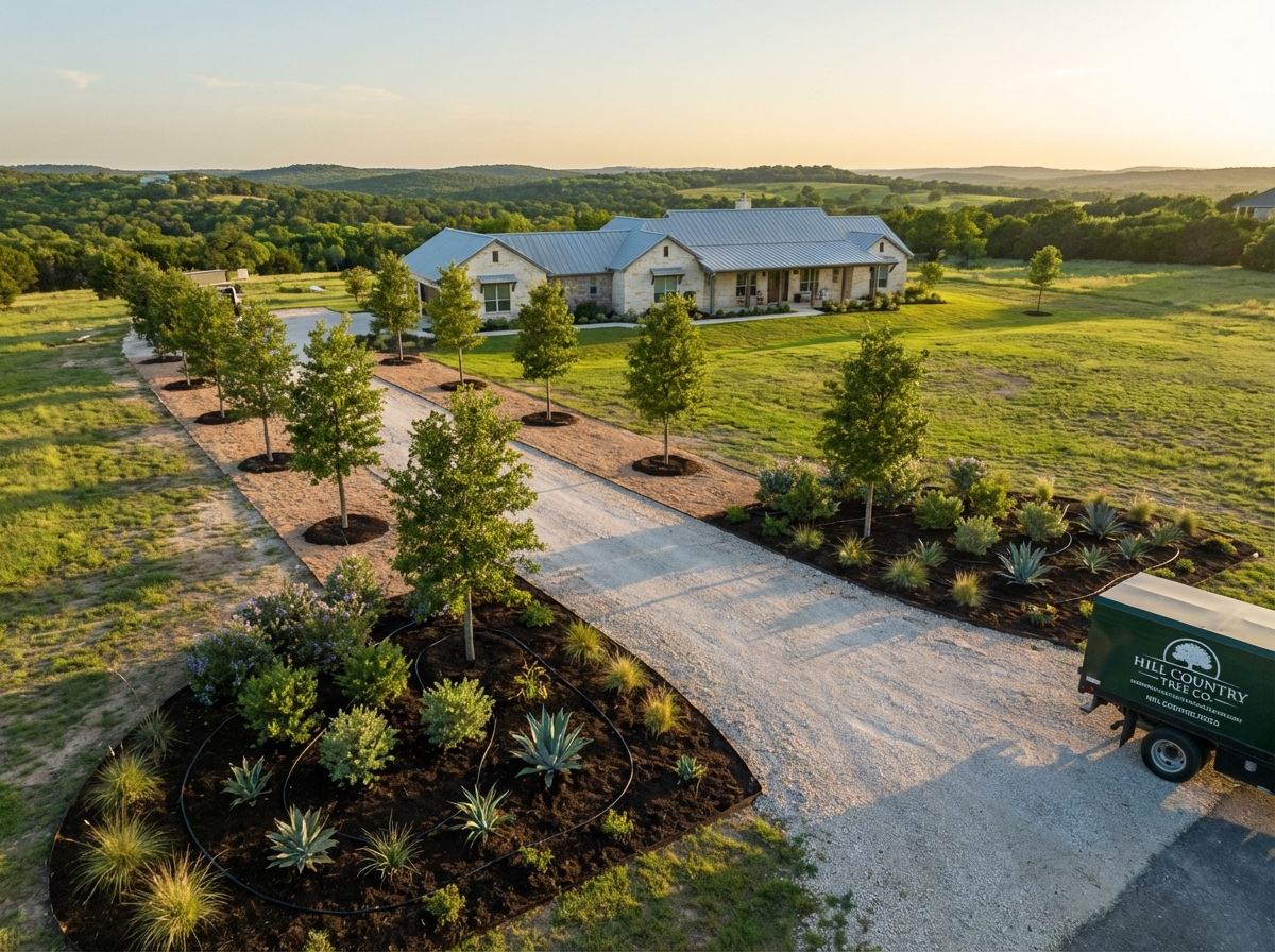 Hill Country Tree Co. professional services - native Texas trees and landscaping